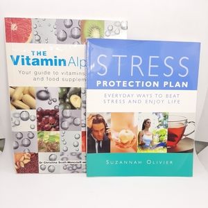 2 Vitamin & Stress Relief Self Help Health Books